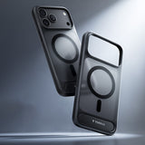 Husa de protectie Torras Ostand L1 Guardian compatibil cu iPhone 18 Pro Max / iPhone 17 Pro Max, Negru