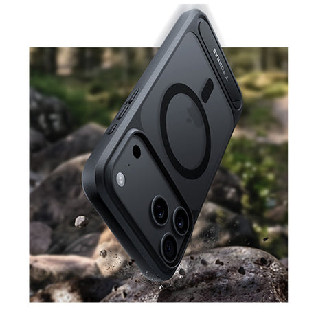 Husa de protectie Torras Ostand L1 Guardian compatibil cu iPhone 18 Pro Max / iPhone 17 Pro Max, Negru