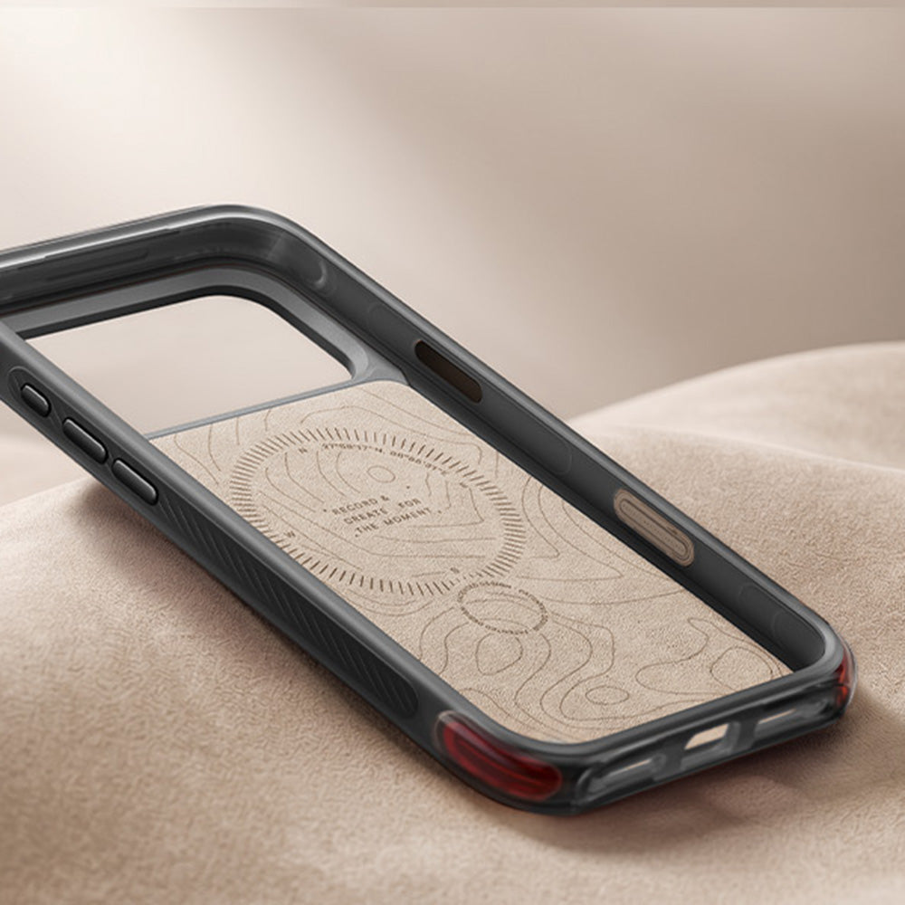 Husa de protectie Torras Ostand Q3 Air Pro compatibil cu iPhone 18 Pro Max / iPhone 17 Pro Max, Negru