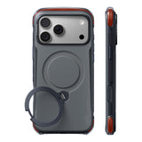 Husa de protectie Torras Ostand Q3 Air Pro compatibil cu iPhone 18 Pro Max / iPhone 17 Pro Max, Negru