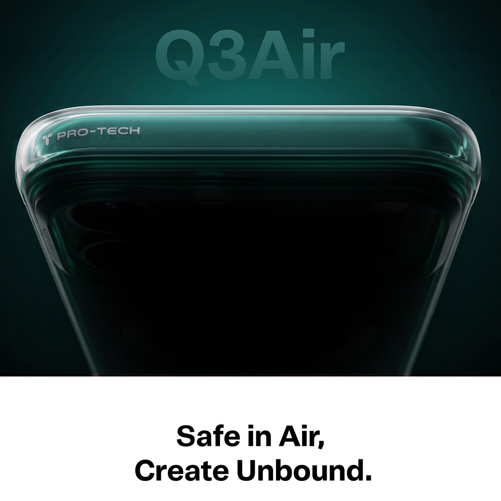 Husa de protectie Torras Ostand Q3 Air Series compatibil cu iPhone 18 Pro / iPhone 17 Pro, Verde