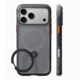 Husa de protectie Torras Ostand Q3 Air Series compatibil cu iPhone 18 Pro Max / iPhone 17 Pro Max, Negru