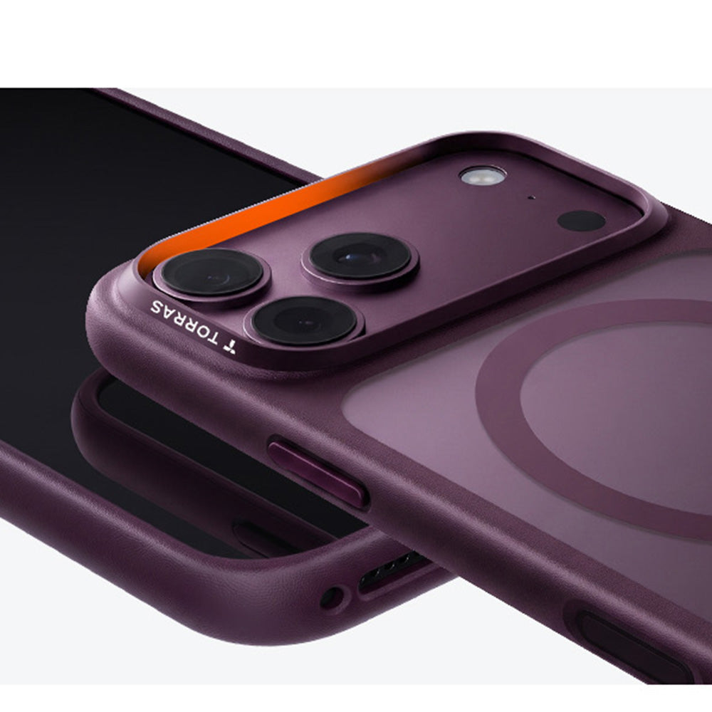 Husa de protectie Torras Guardian Magnetic compatibil cu iPhone 18 Pro Max / iPhone 17 Pro Max, Mov