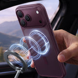 Husa de protectie Torras Guardian Magnetic compatibil cu iPhone 17 Pro / iPhone 18 Pro, Mov