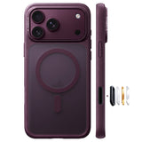 Husa de protectie Torras Guardian Magnetic compatibil cu iPhone 17 Pro / iPhone 18 Pro, Mov