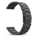 Curea smartwatch Techsuit Watchband 18mm (W010) compatibil cu Huawei Watch GT 4 (41mm)/W1/Honor Watch S1/Garmin Venu 2S/Vivoactive 4S, Negru
