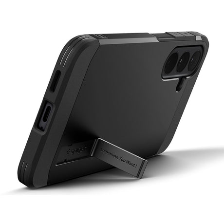 Husa de protectie Spigen Tough Armor compatibil cu Samsung Galaxy S26 FE, Negru