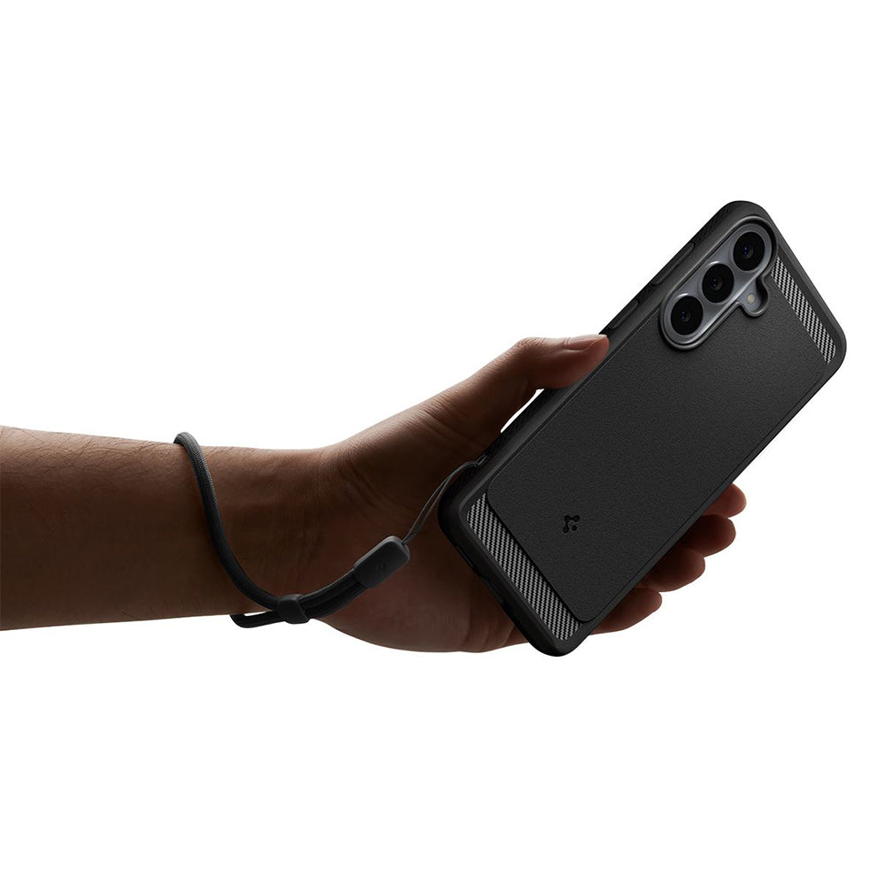 Husa de protectie Spigen Rugged Armor compatibil cu Samsung Galaxy S26 FE, Negru