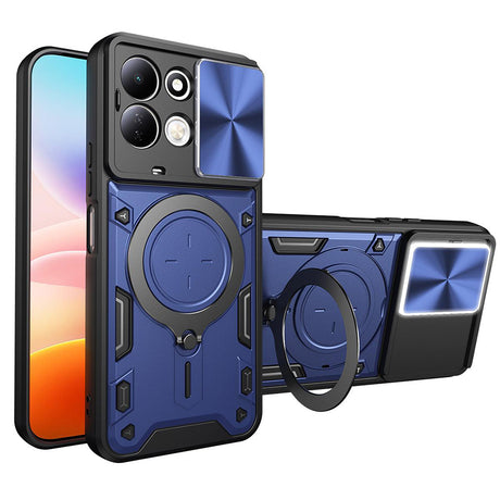 Husa de protectie Techsuit CamGuard Pro compatibil cu Xiaomi Redmi 17 4G / Redmi 17 5G, Albastru