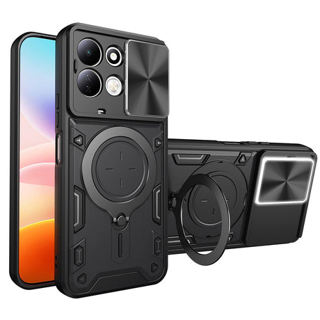 Husă de protecție Techsuit CamGuard Pro pentru Xiaomi Redmi 17 4G / Redmi 17 5G, neagră