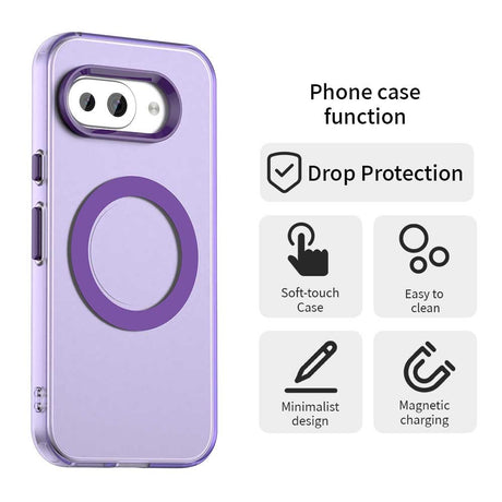 Husa de protectie Techsuit CandyCase MagSafe compatibil cu Google Pixel 10a, Mov