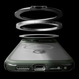 Husa de protectie Torras Ostand Q3 Air compatibil cu iPhone 17 Pro / iPhone 18 Pro, Gri