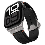 Curea smartwatch Spigen compatibil cu Apple Watch 6 / 12 / SE 3, Negru
