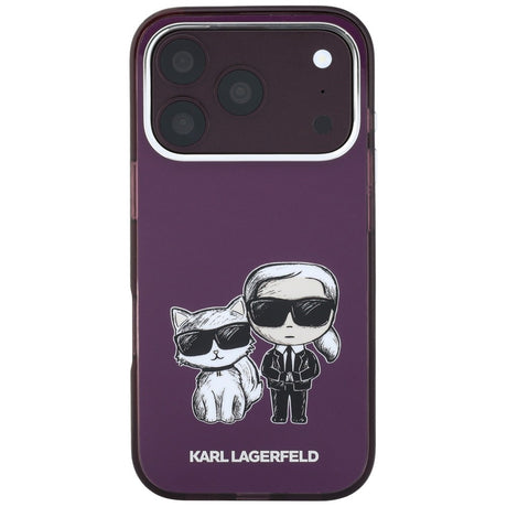 Husa de protectie Karl Lagerfeld compatibil cu iPhone 18 Pro / iPhone 17 Pro, Bordo