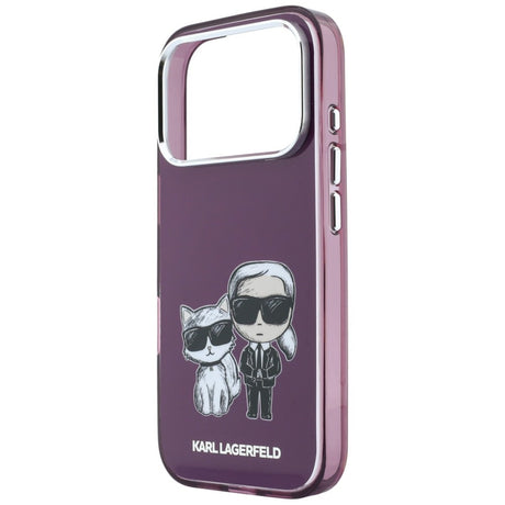 Husa de protectie Karl Lagerfeld compatibil cu iPhone 18 Pro / iPhone 17 Pro, Bordo