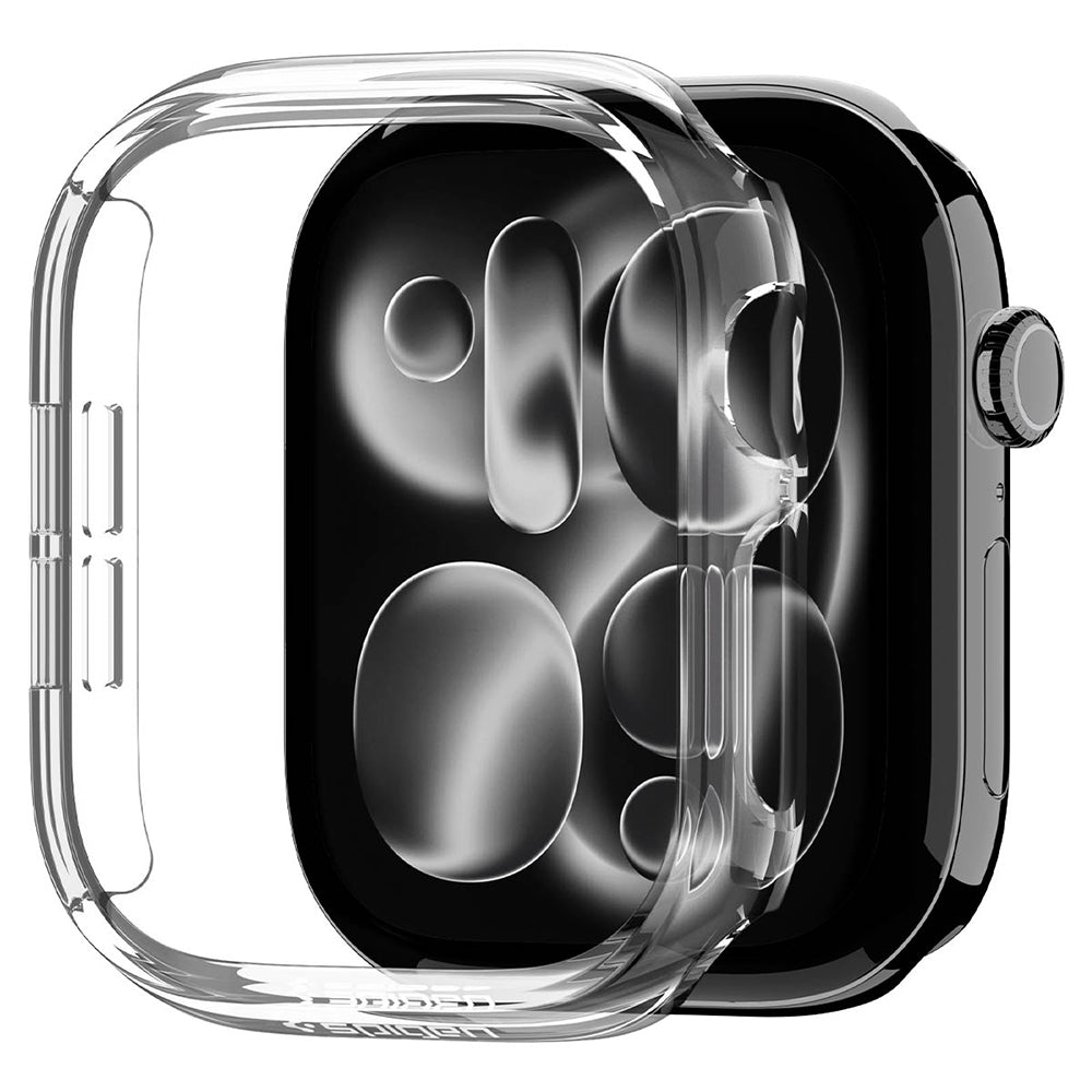 Husa smartwatch Spigen compatibil cu Apple Watch 12 42mm, Transparent