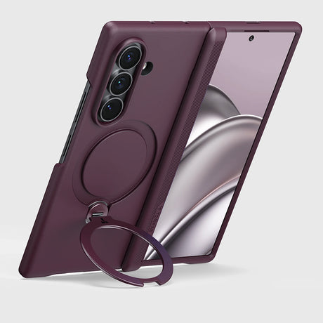 Husa de protectie Torras Ostand Q3 Spin compatibil cu Samsung Galaxy Z Fold8 Ultra, Mov
