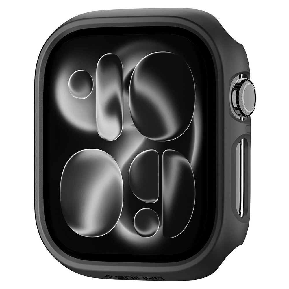Husa smartwatch Spigen compatibil cu Apple Watch 12 42mm, Negru