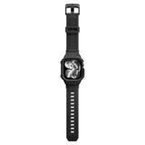 Curea smartwatch Spigen Rugged Armor Pro compatibil cu Apple Watch 12 46mm, Negru