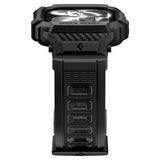 Curea smartwatch Spigen Rugged Armor Pro compatibil cu Apple Watch 12 42mm, Negru