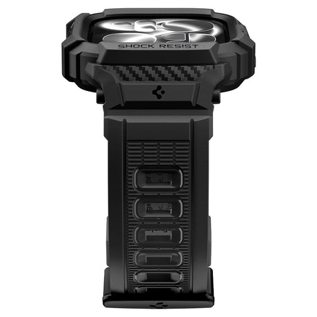 Spigen Rugged Armor Pro husă cu curea pentru Apple Watch 12 42mm, negru