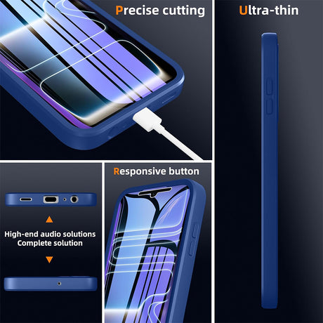 Husa de protectie Techsuit ColorVerse 360 compatibil cu iPhone 18 Pro / iPhone 17 Pro, Albastru
