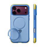 Husa de protectie Torras Ostand Q3 compatibil cu iPhone 18 Pro / iPhone 17 Pro, Albastru