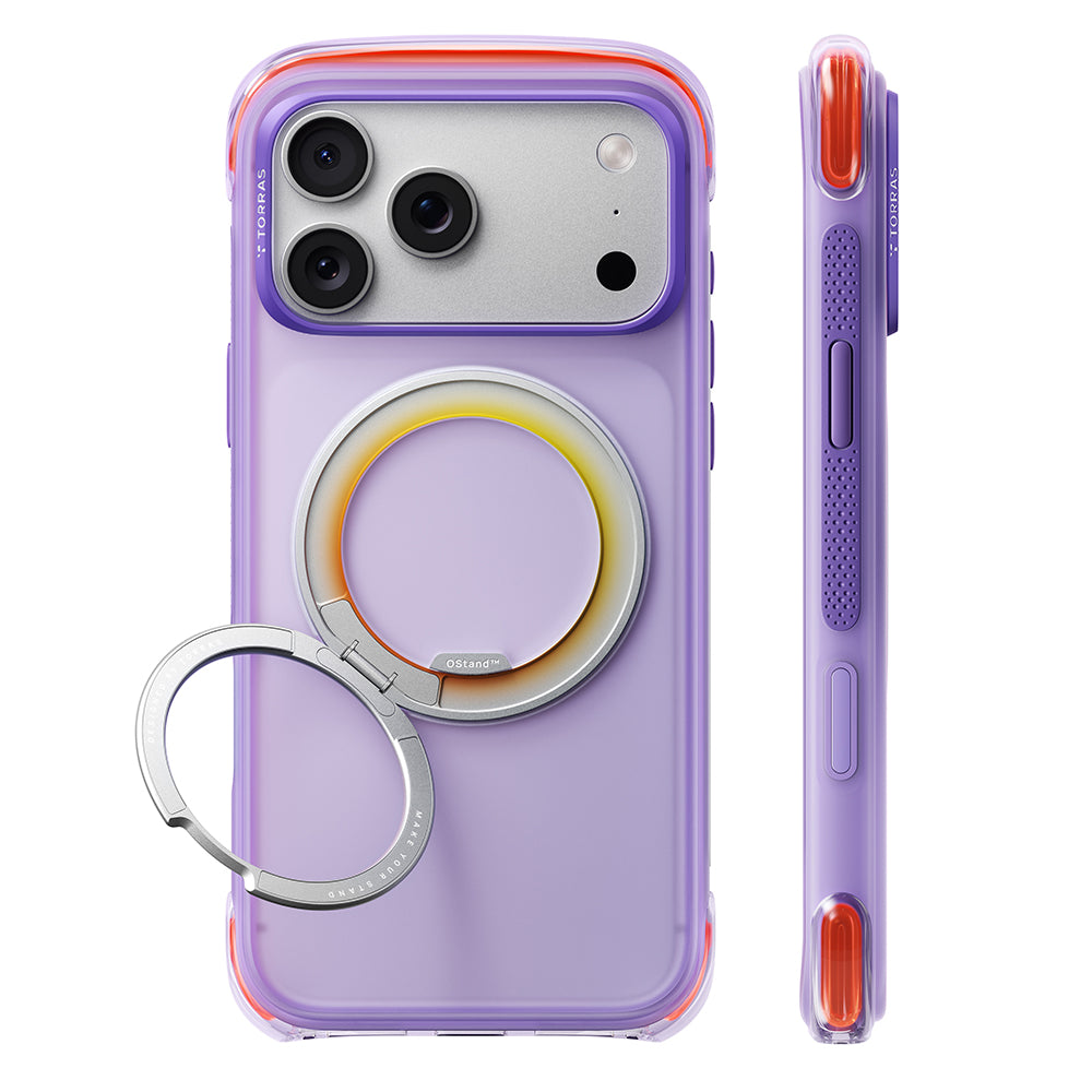 Husa de protectie Torras O3 Air Core compatibil cu iPhone 18 Pro Max / iPhone 17 Pro Max, Mov