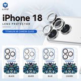 Folie de protectie Lito Titanium AR compatibil cu iPhone 18 Pro / iPhone 18 Pro Max, Visiniu