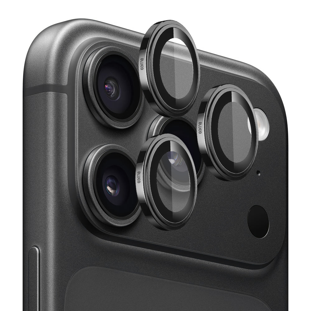 Folie de protectie Blueo Sapphire Crystal compatibil cu iPhone 18 Pro / iPhone 18 Pro Max, Negru