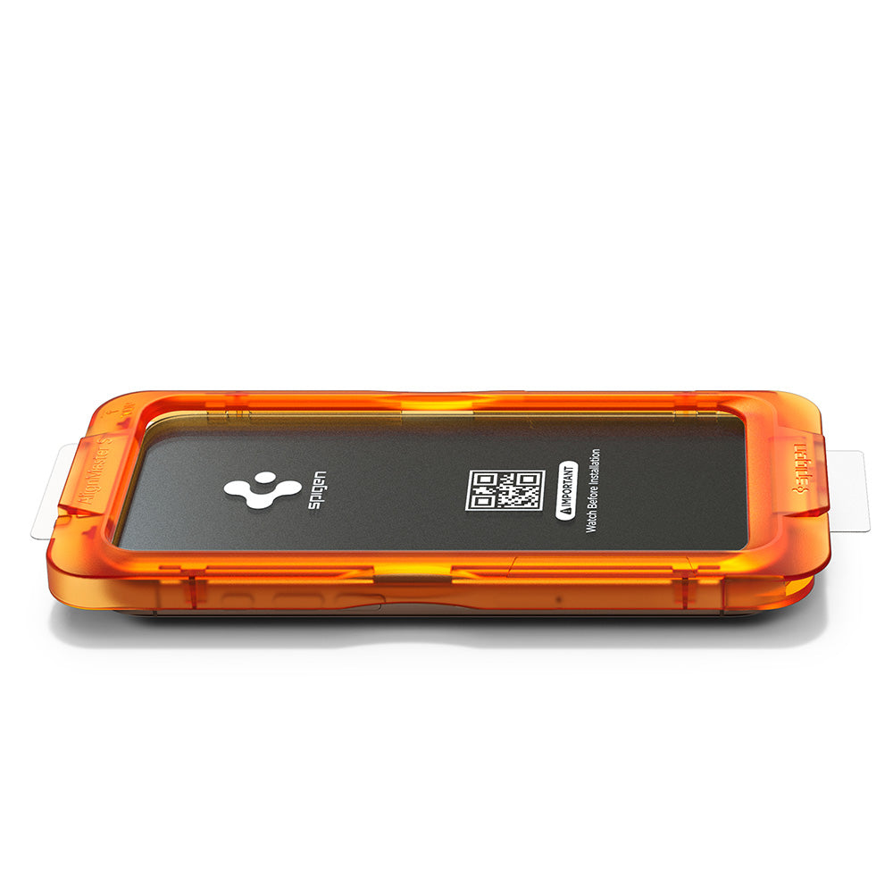 Folie de protectie Spigen Glas.tR AlignMaster S compatibil cu iPhone 18 Pro / iPhone 17 Pro, Transparent