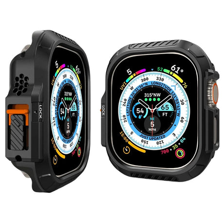 Husă Spigen pentru Apple Watch Ultra / Apple Watch Ultra 2 / Apple Watch Ultra 3, neagră