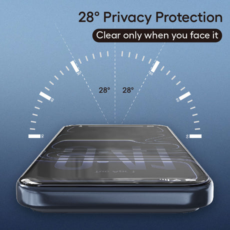 Folie de protectie Lito Airspace Border compatibil cu iPhone 17 Pro / iPhone 18 Pro, Privacy