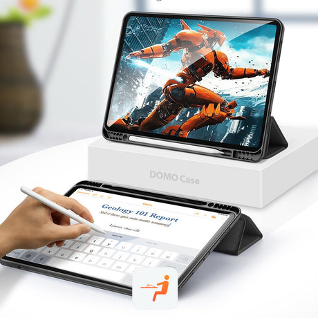 Dux Ducis Domo Series fekete tok Samsung Galaxy Tab S11 Ultra / Tab S12 Ultra tablethez