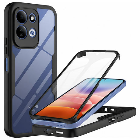 Husă + folie Techsuit ColorVerse 360 Series pentru Xiaomi Redmi 17 4G / Redmi 17 5G, neagră