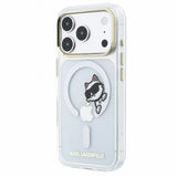 Husa de protectie Karl Lagerfeld compatibil cu iPhone 18 Pro / iPhone 17 Pro, Transparent