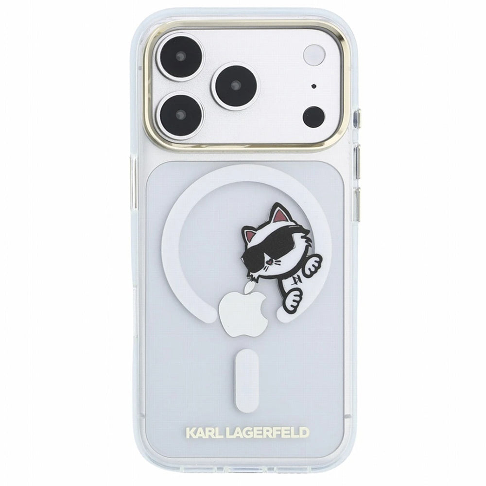 Husa de protectie Karl Lagerfeld compatibil cu iPhone 17 Pro Max / iPhone 18 Pro Max, Transparent