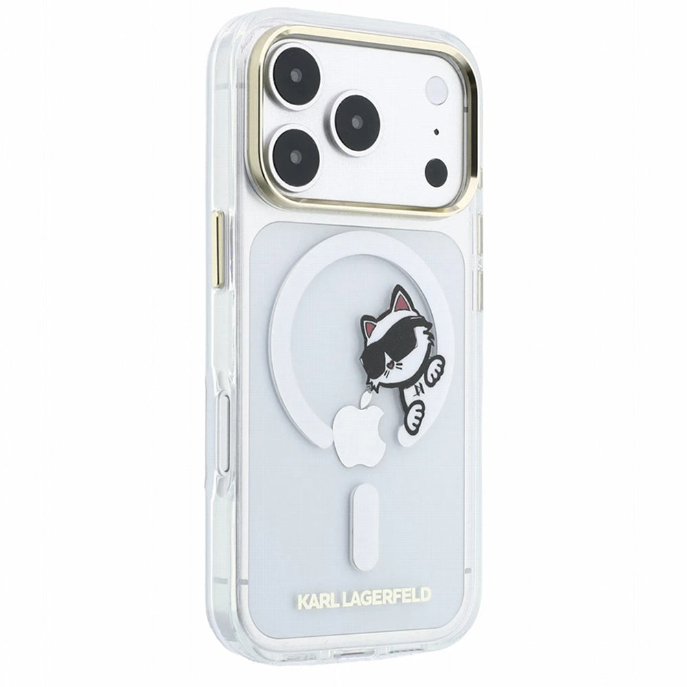 Husa de protectie Karl Lagerfeld compatibil cu iPhone 17 Pro Max / iPhone 18 Pro Max, Transparent
