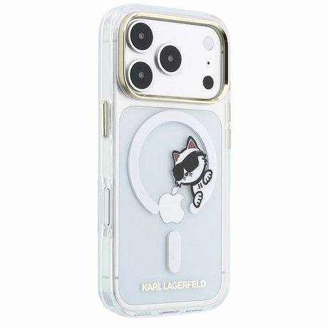 Husa de protectie Karl Lagerfeld compatibil cu iPhone 17 Pro Max / iPhone 18 Pro Max, Transparent