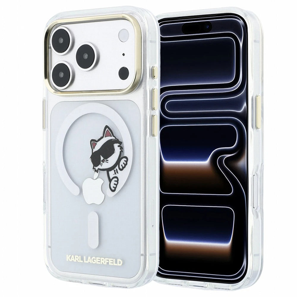 Husa de protectie Karl Lagerfeld compatibil cu iPhone 17 Pro Max / iPhone 18 Pro Max, Transparent