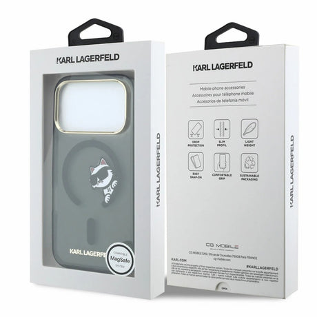 Husa de protectie Karl Lagerfeld compatibil cu iPhone 18 Pro / iPhone 17 Pro, Negru