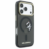 Husa de protectie Karl Lagerfeld IML compatibil cu iPhone 17 Pro Max / iPhone 18 Pro Max, Negru