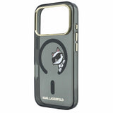 Husa de protectie Karl Lagerfeld IML compatibil cu iPhone 17 Pro Max / iPhone 18 Pro Max, Negru