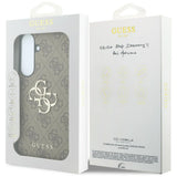 Husa de protectie Guess Leather 4G compatibil cu Samsung Galaxy S26 FE, Maro