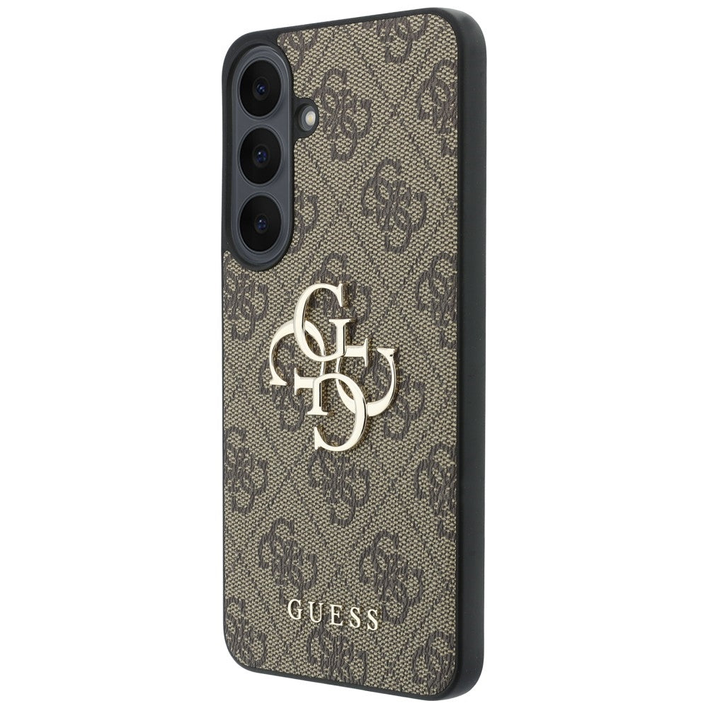 Husa de protectie Guess Leather 4G compatibil cu Samsung Galaxy S26 FE, Maro