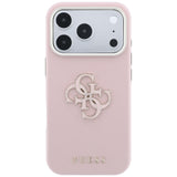 Husa de protectie Guess compatibil cu iPhone 17 Pro Max / iPhone 18 Pro Max, Roz