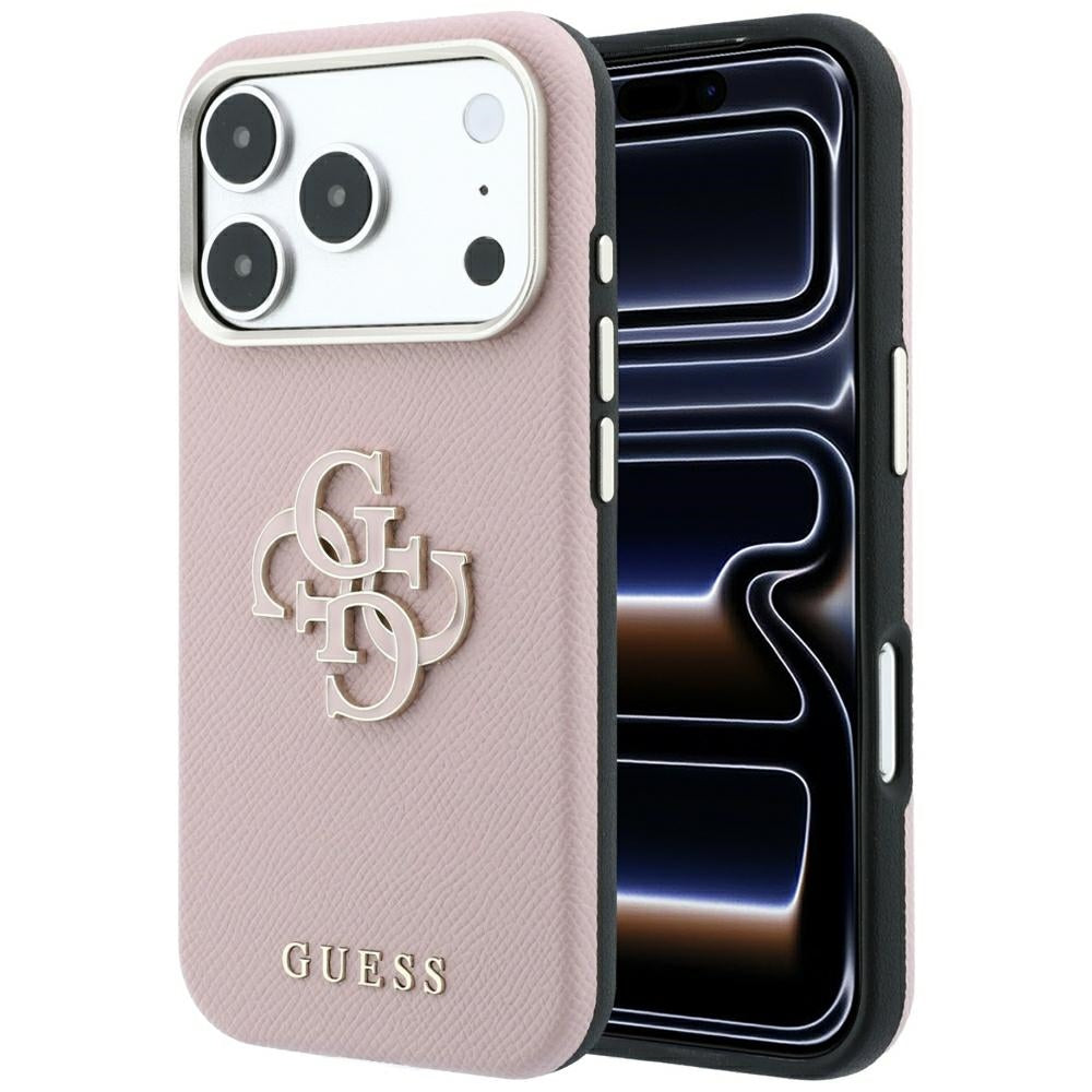 Husa de protectie Guess compatibil cu iPhone 17 Pro Max / iPhone 18 Pro Max, Roz