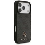 Husa de protectie Guess 4G Small and Classic Logo MagSafe compatibil cu iPhone 18 Pro / iPhone 17 Pro, Negru
