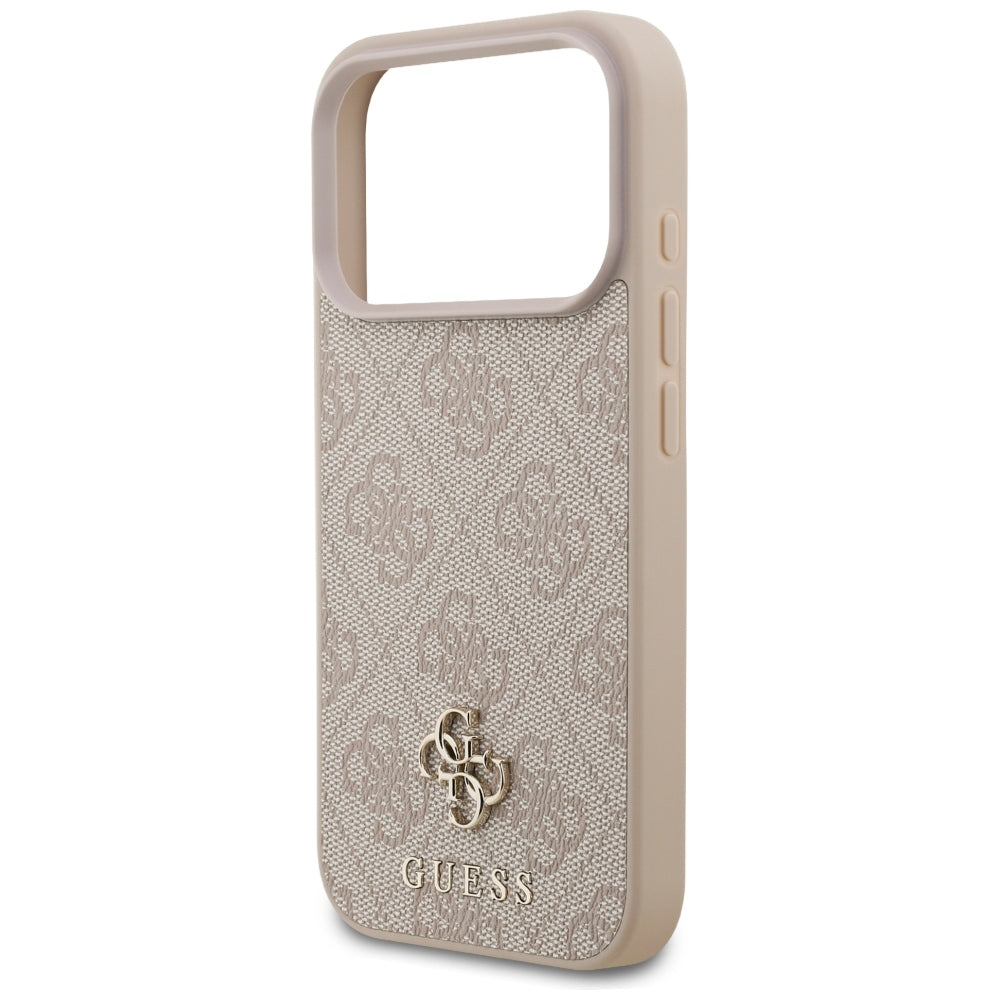 Husa de protectie Guess Hardcase 4G Small & Classic MagSafe compatibil cu iPhone 18 Pro / iPhone 17 Pro, Roz