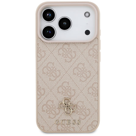 Husa de protectie Guess Hardcase 4G Small & Classic MagSafe compatibil cu iPhone 18 Pro / iPhone 17 Pro, Roz